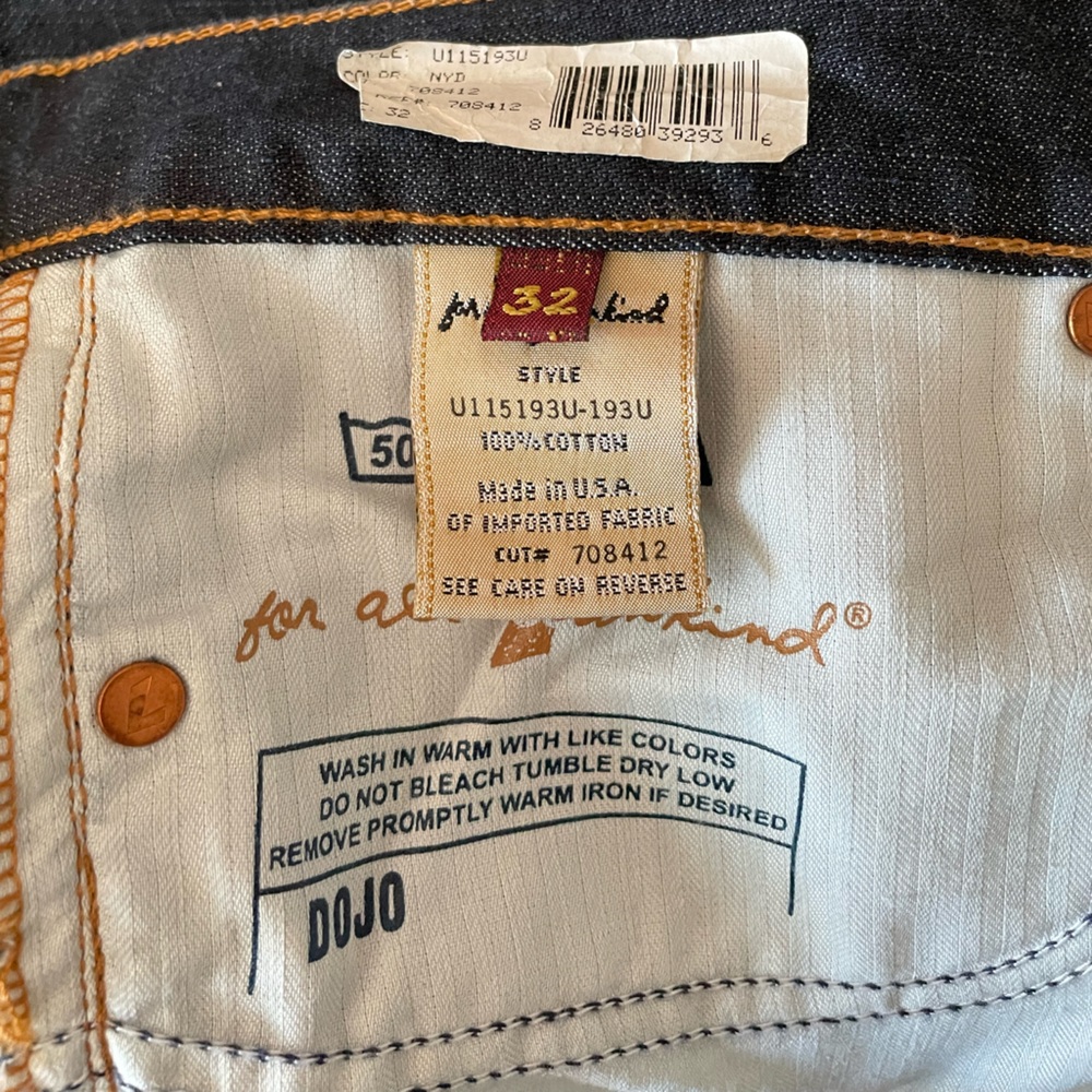 Vintage Y2K 7 For All Mankind Dojo jeans size 32 NWT - Picture 11 of 12